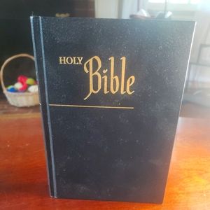 HOLY BIBLE, KJV, ABS 1986 hardcover black